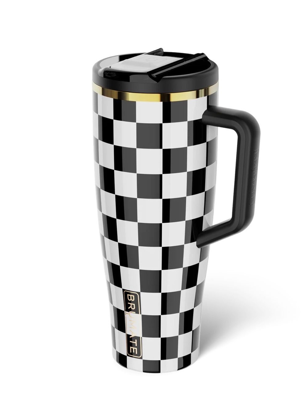 Brümate Era Flip 40oz Black & White Anniversary Checker NWOT - Picture 3 of 4